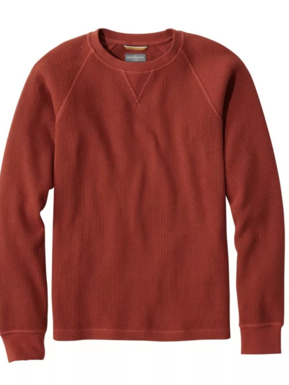 L.L. Bean Signature Waffle Crew Neck Sweater Men's XL